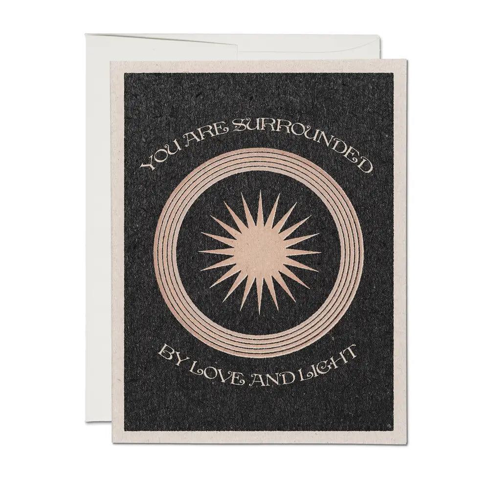 Red Cap Cards - Light & Love Sympathy Card