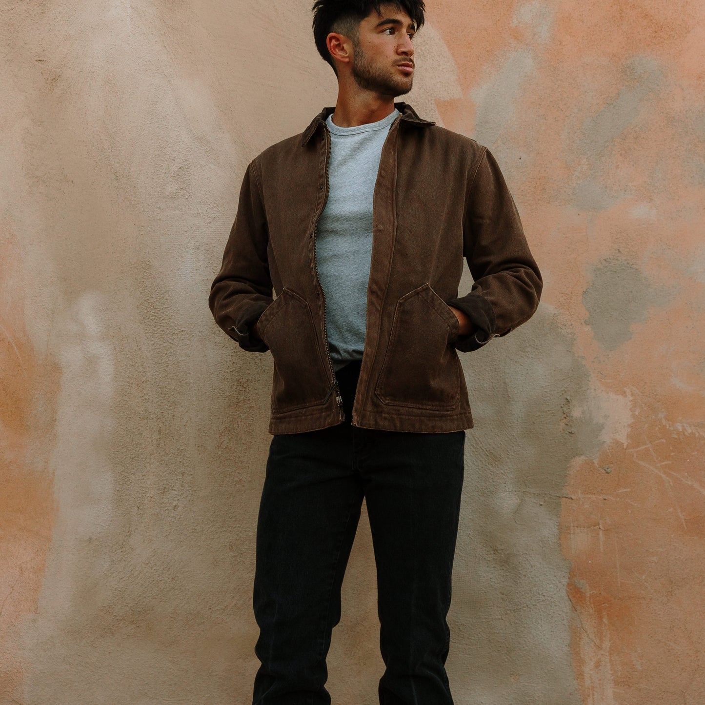 Taylor Stitch - The Workhorse Jacket in Aged Penny Chipped Canvas