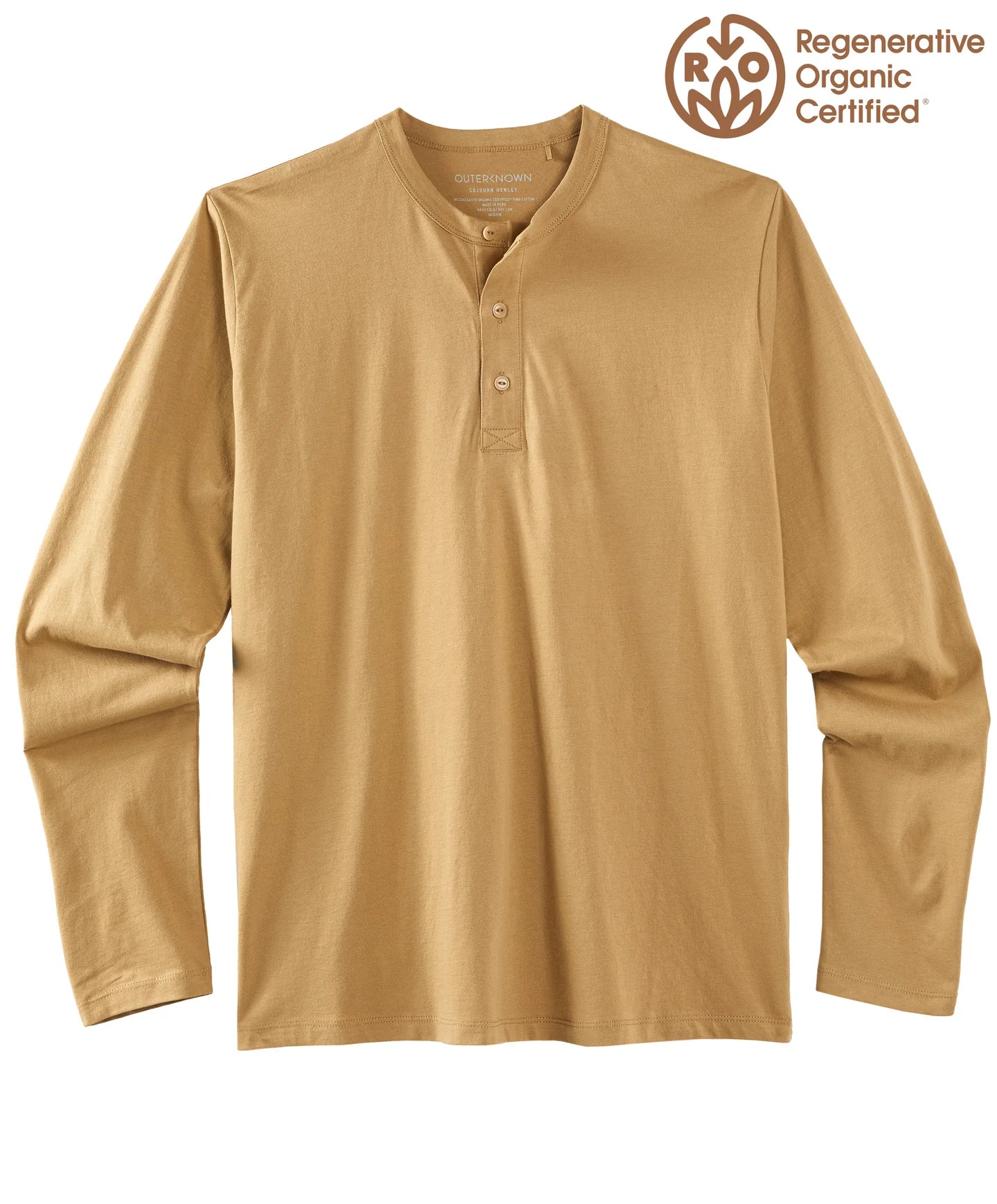 Outerknown - Sojourn L/S Henley Driftwood