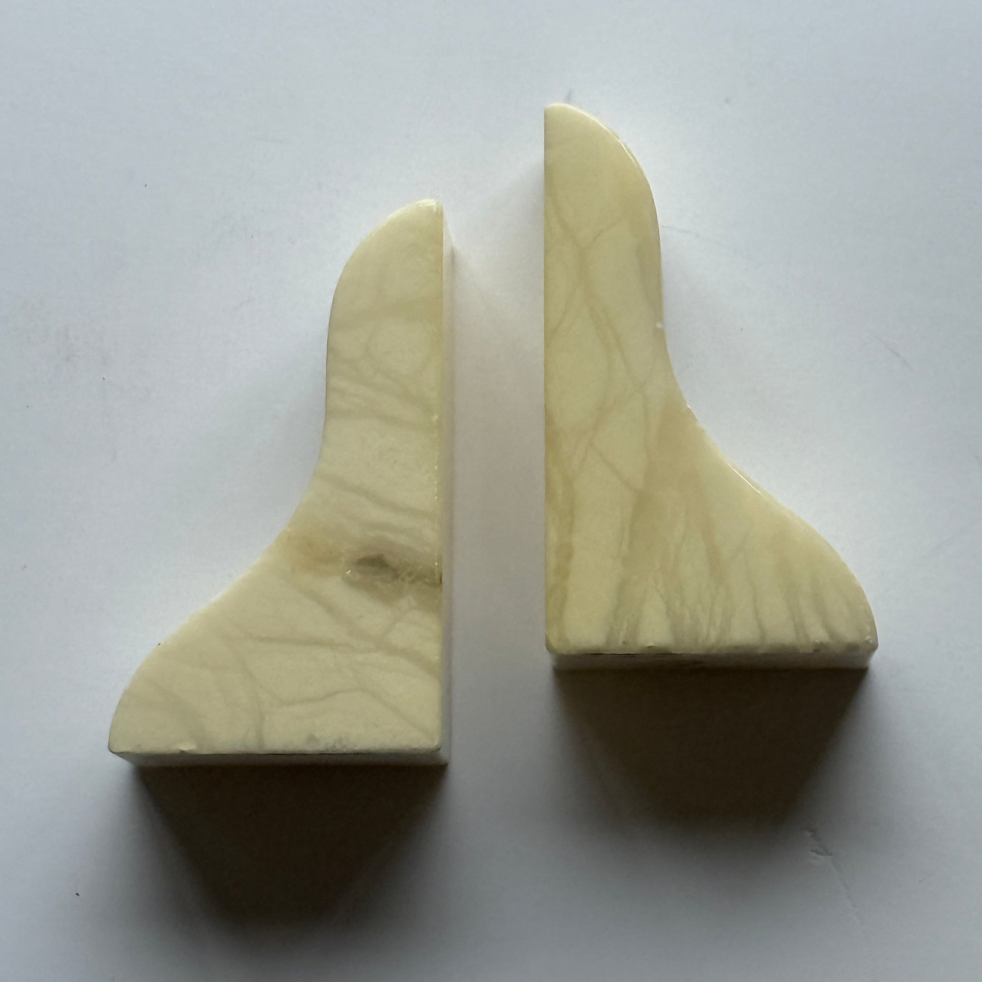 PL Alabaster Bookends