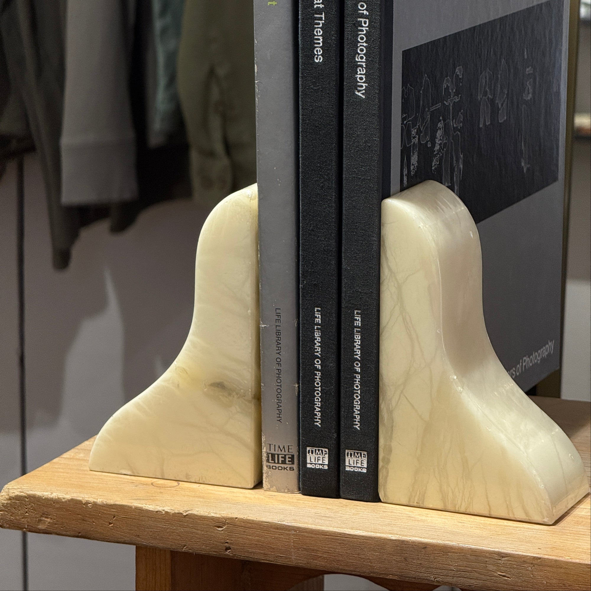 PL Alabaster Bookends