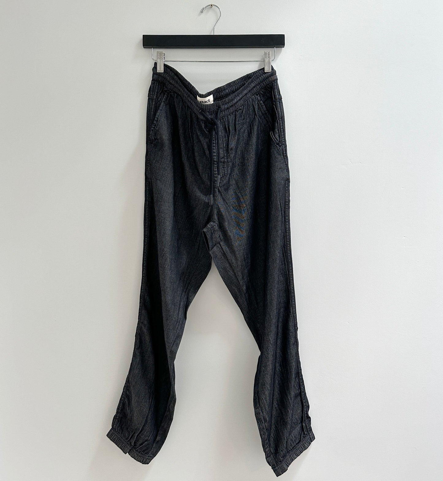 Pact Chambray Pant in Black Chambray