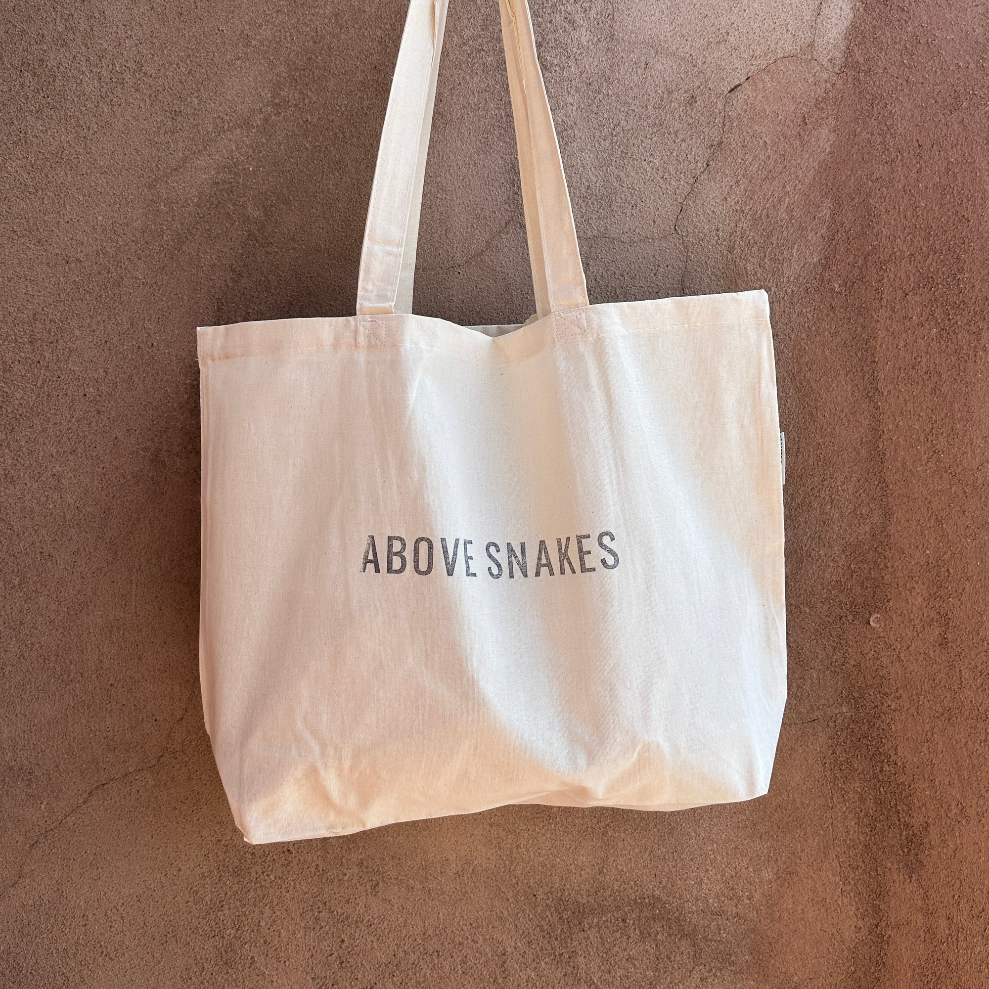 Large Organic Cotton Above Snakes Tote