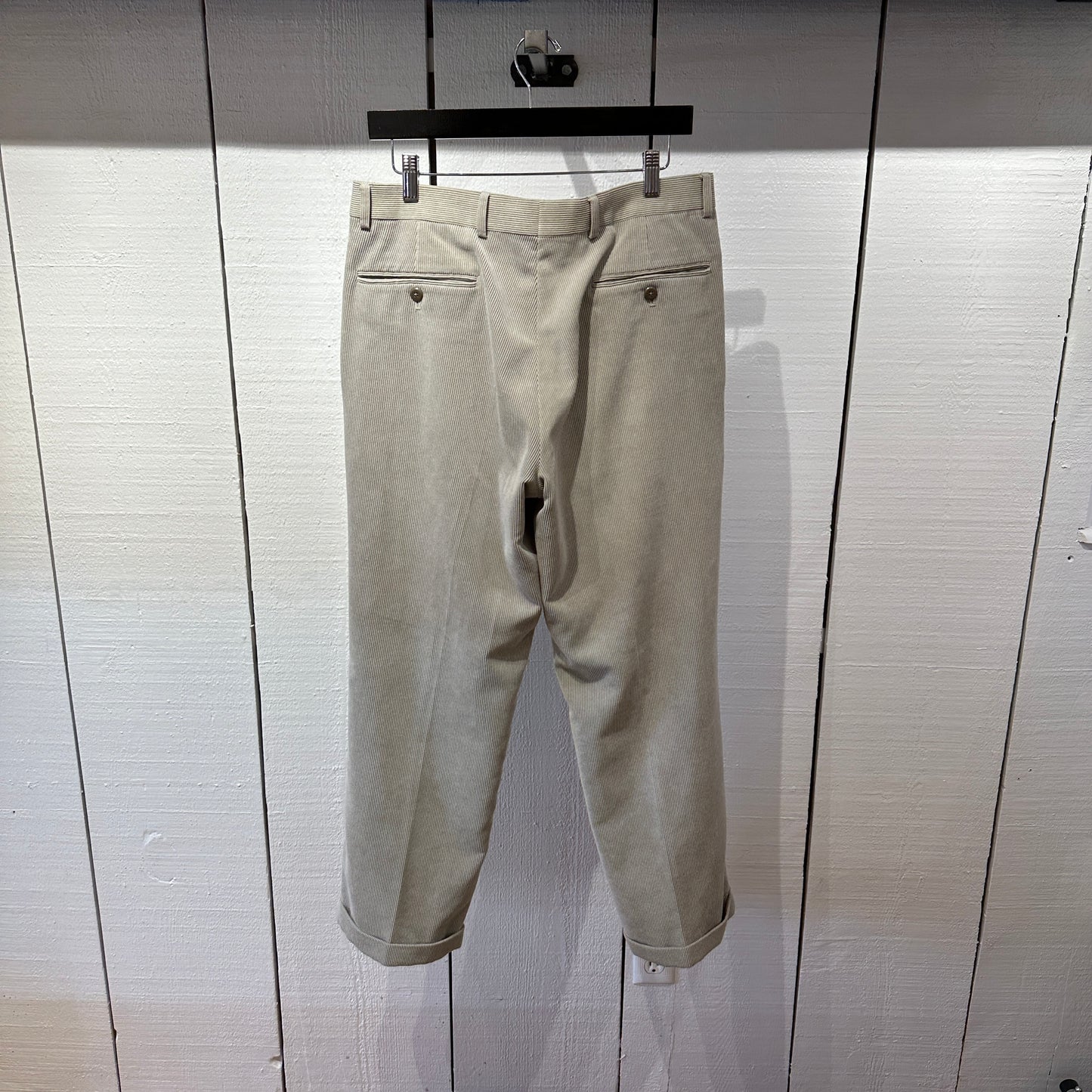 Pre-Loved Stafford Corduroy Faded Pastel Blue Pant in 34X29