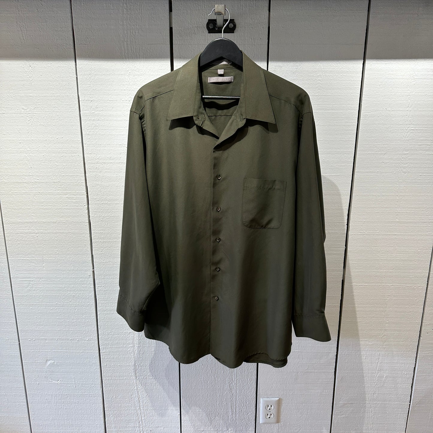 Pre-Loved Geoffrey Beene in Dark Green XL