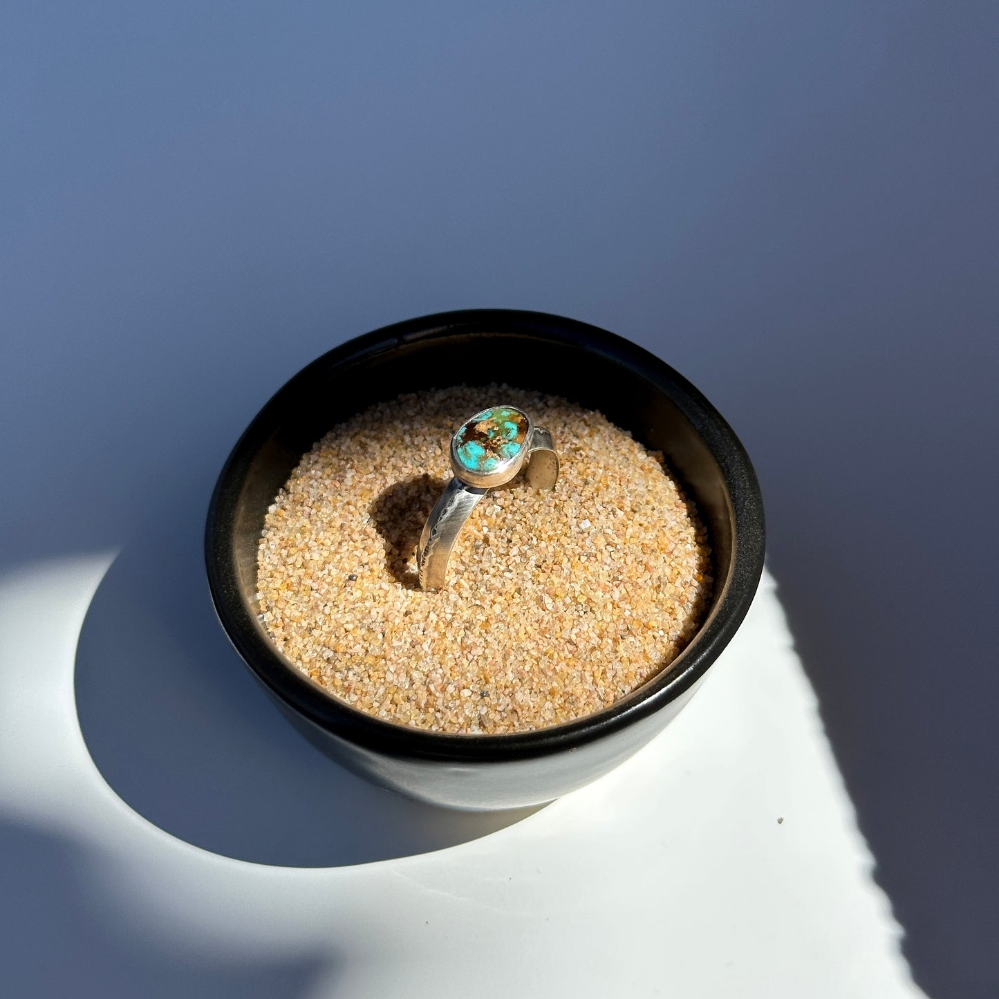 One Seed Designs - Mountain Stone Turquoise Ring in Size 10.5