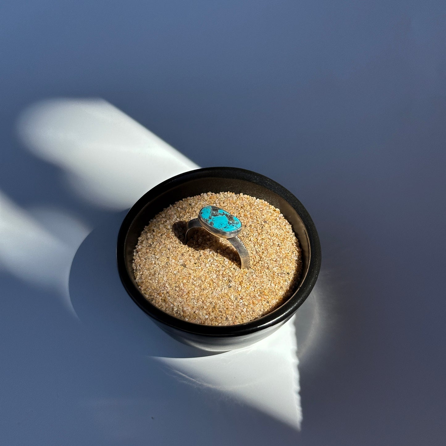One Seed Designs - Morenci Turquoise Ring in Size 12