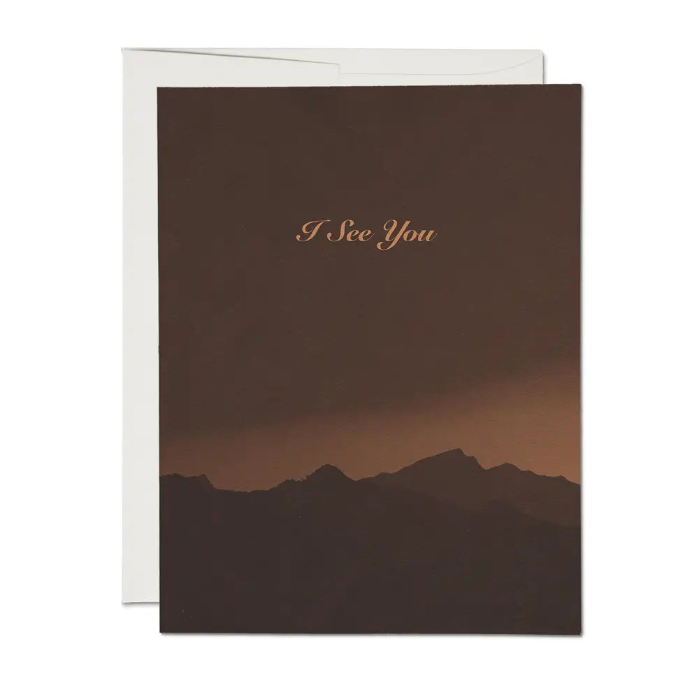 Red Cap Cards - I See You (friendship card)