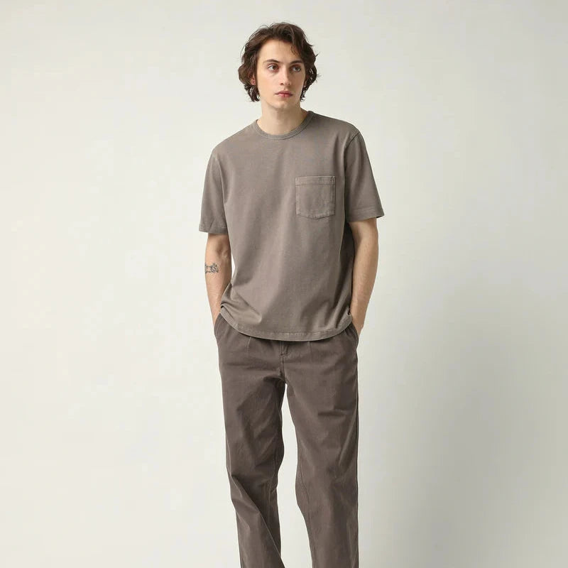 Corridor - 100% Organic Cotton T in Smoke