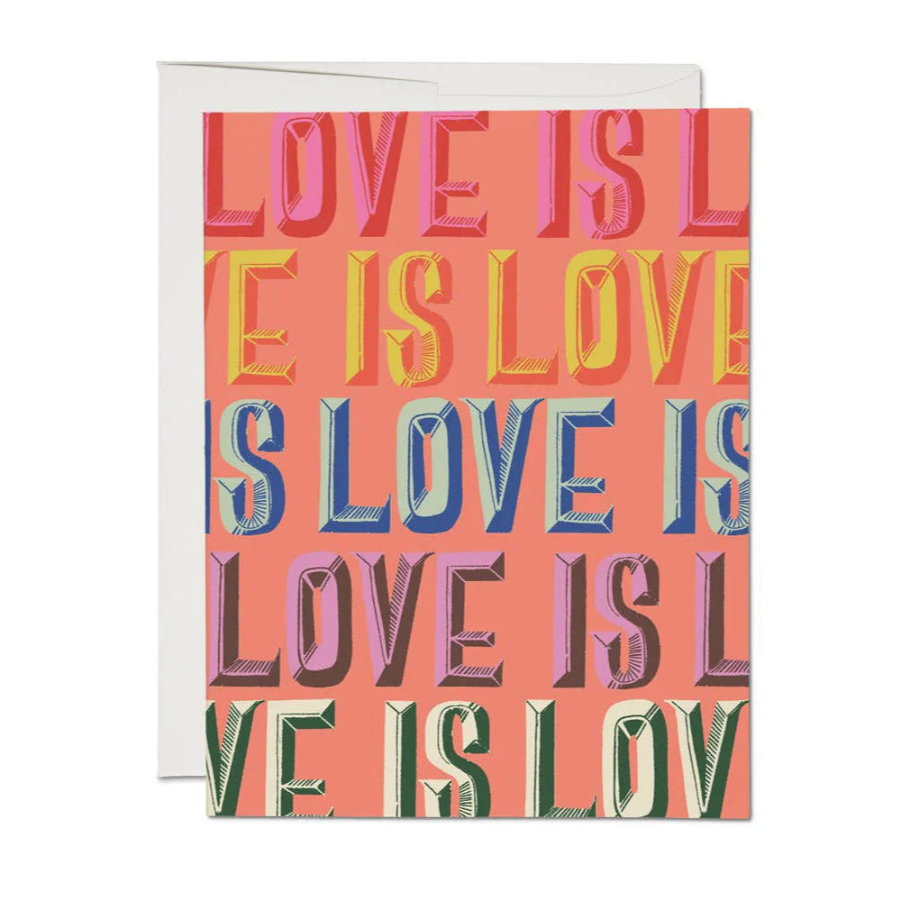 Red Cap Cards - Love Is Love
