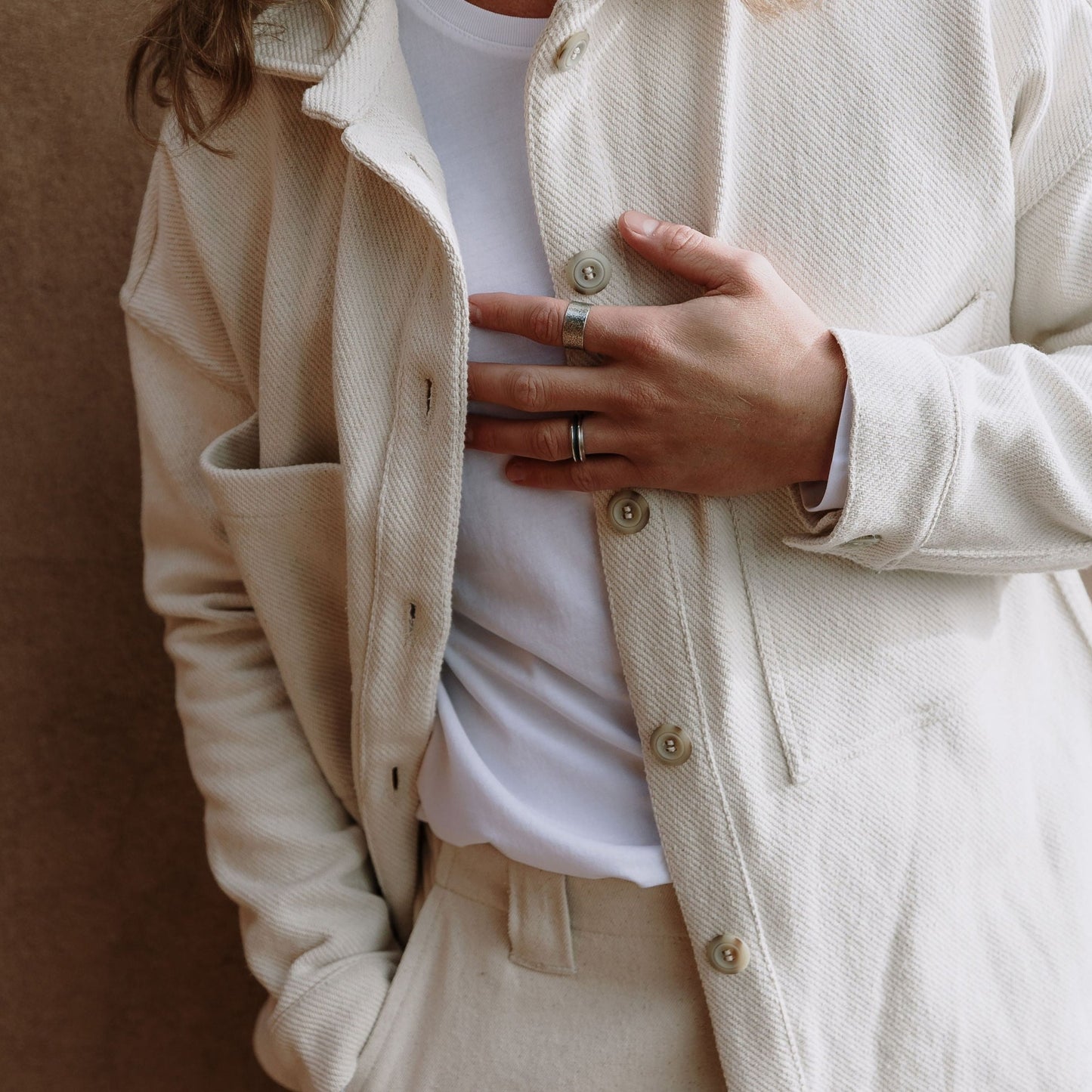 Zii Ropa Lenny Jacket in Natural
