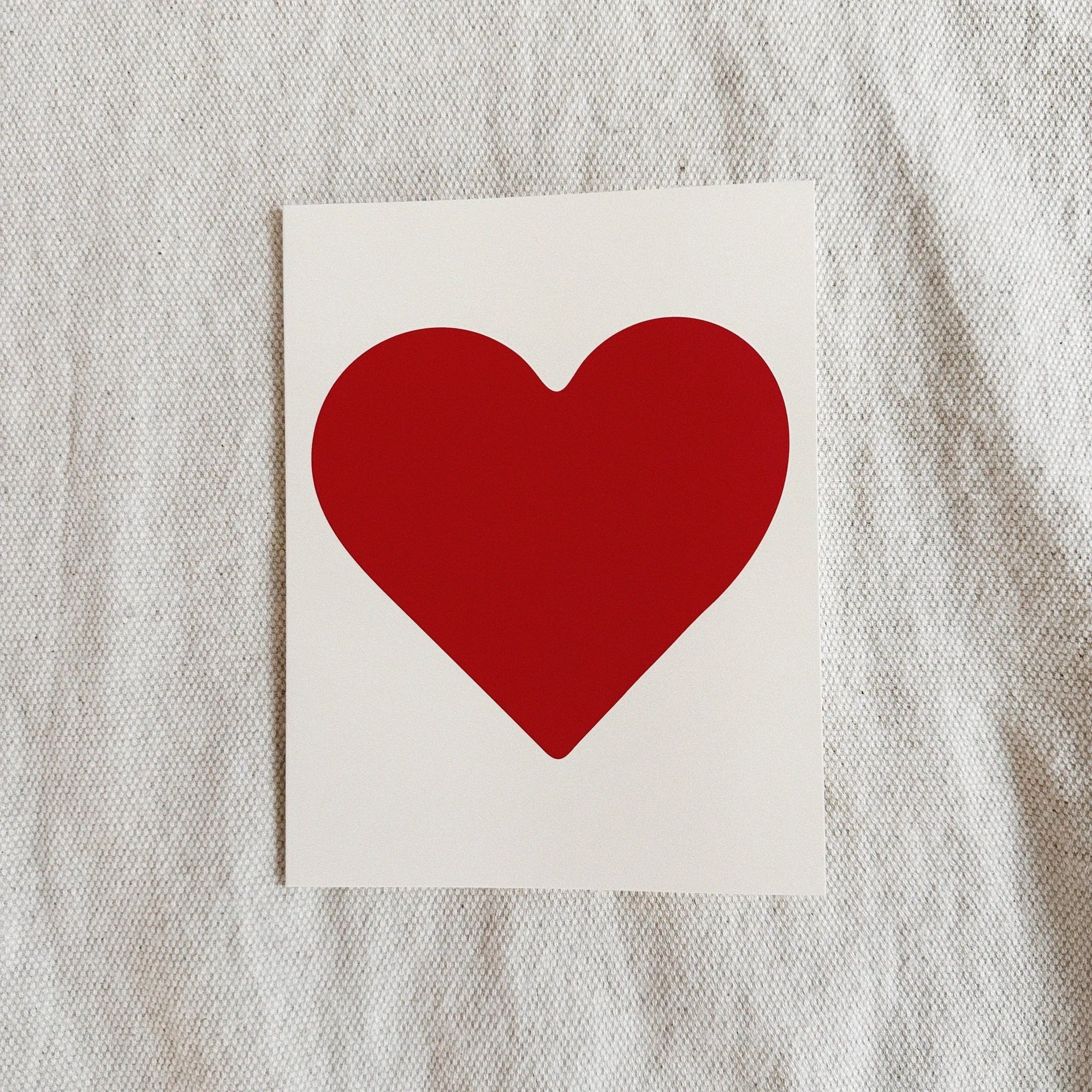 Red Cap Cards - Heart Card by Red Cap Cards