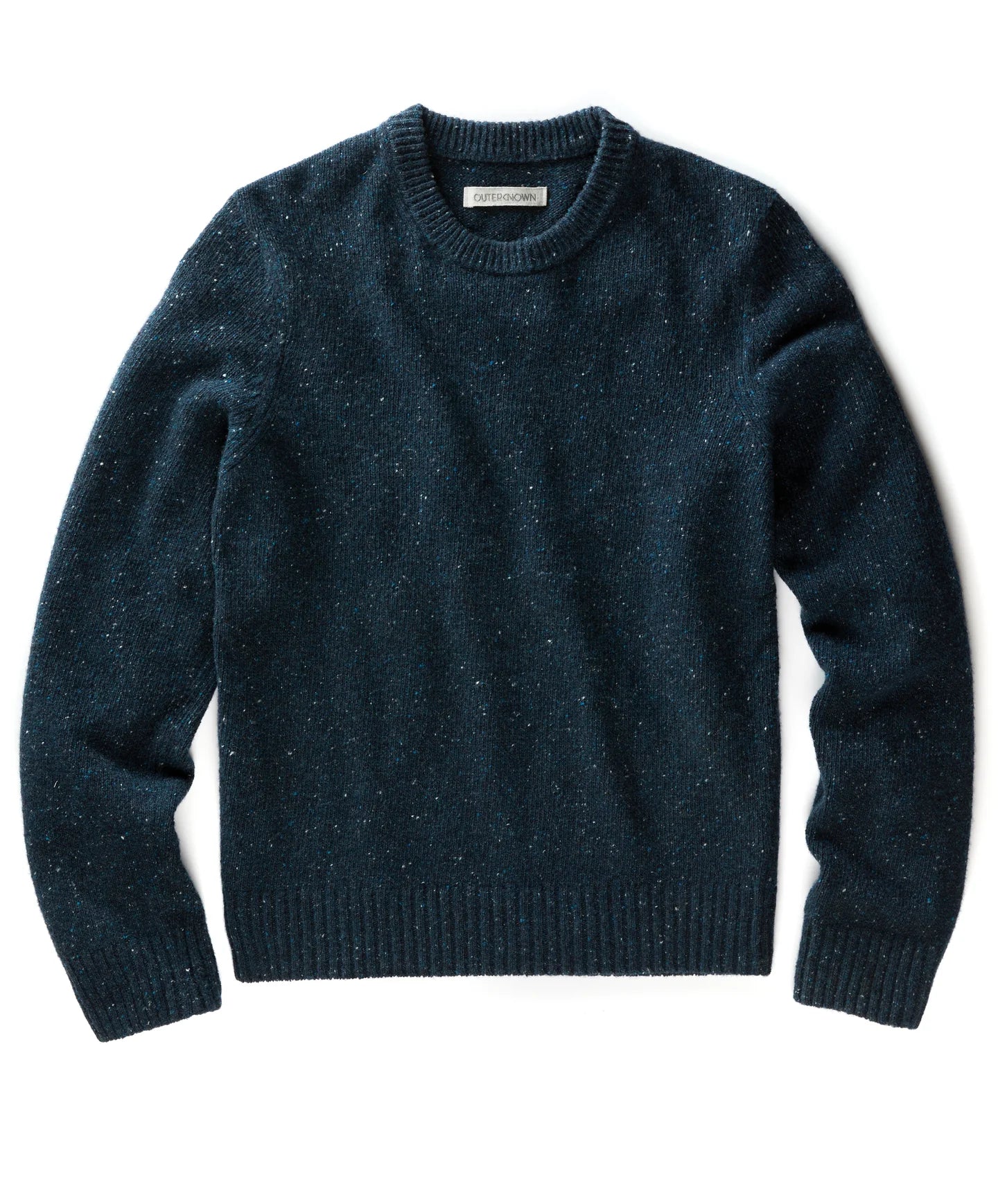 Outerknown Tomales Donegal Crew in Midnight Blue