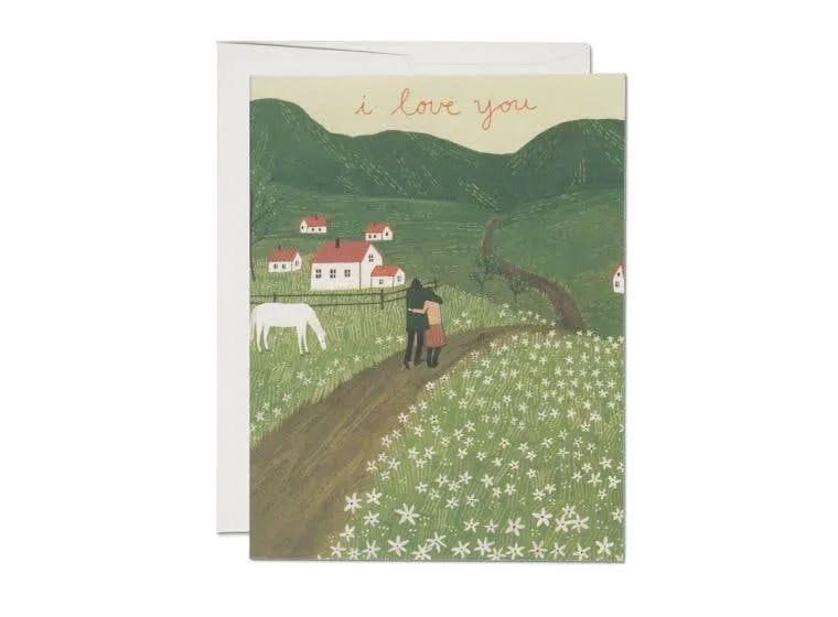 Along the Road love greeting card by Red Cap Cards