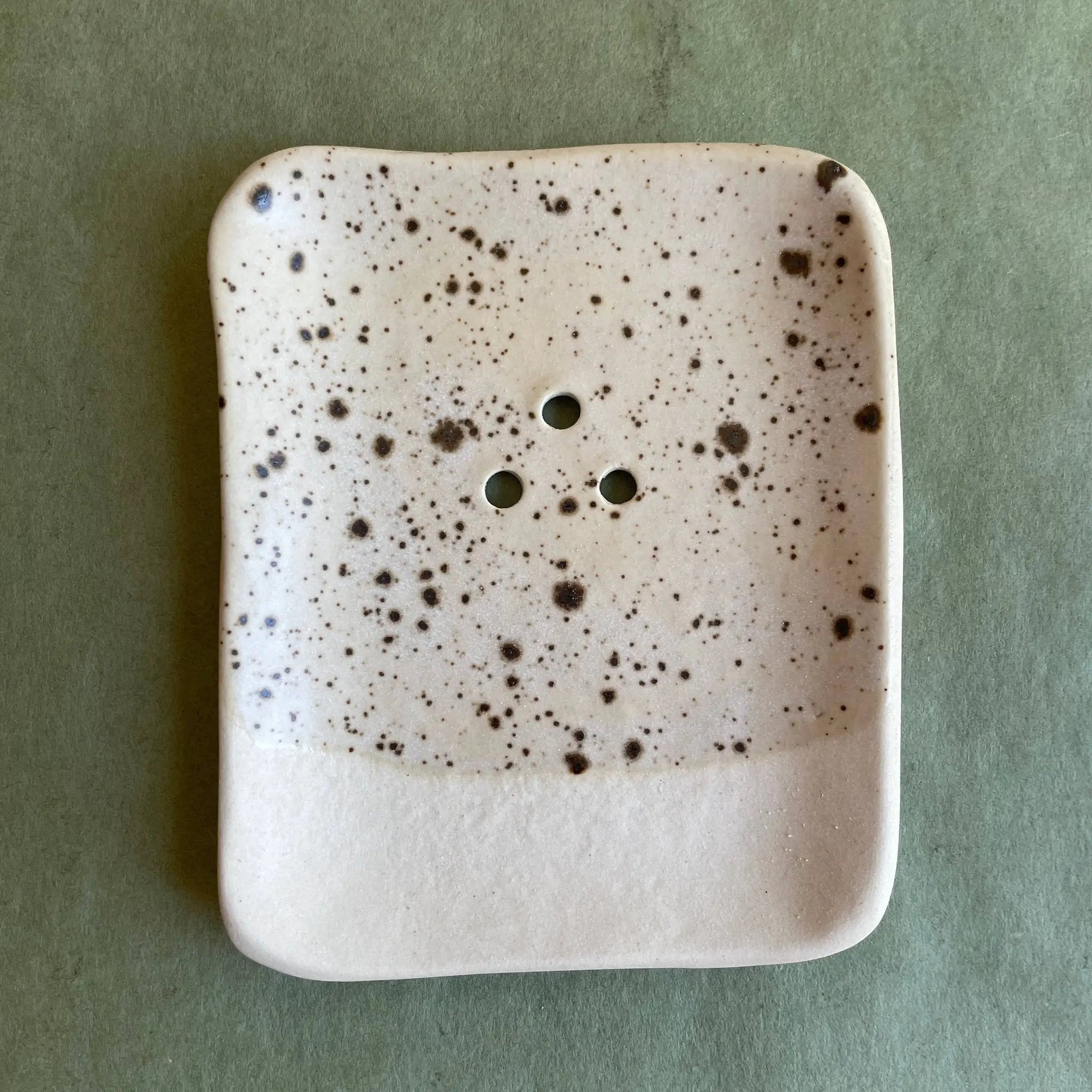 Handmade Ceramic Soap Dish – Winterwood by Spring + Vine
