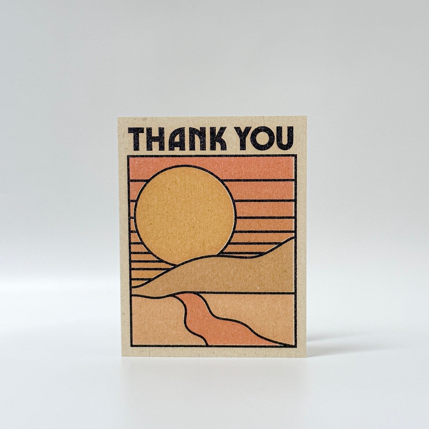 Red Cap Cards - Thank You (Sunset)