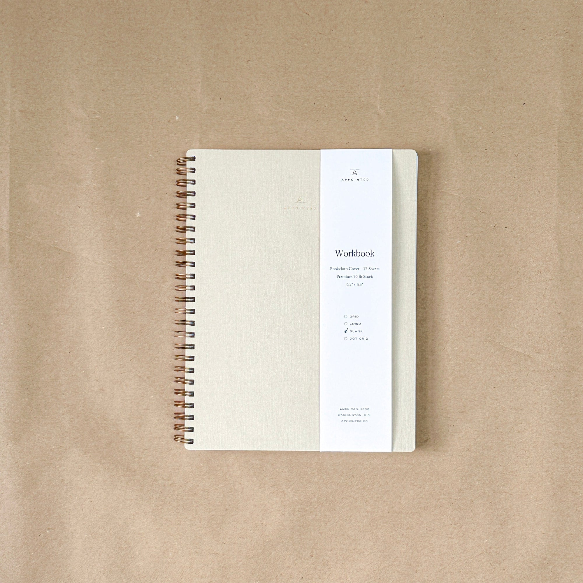 Appointed - The Workbook in Natural Linen