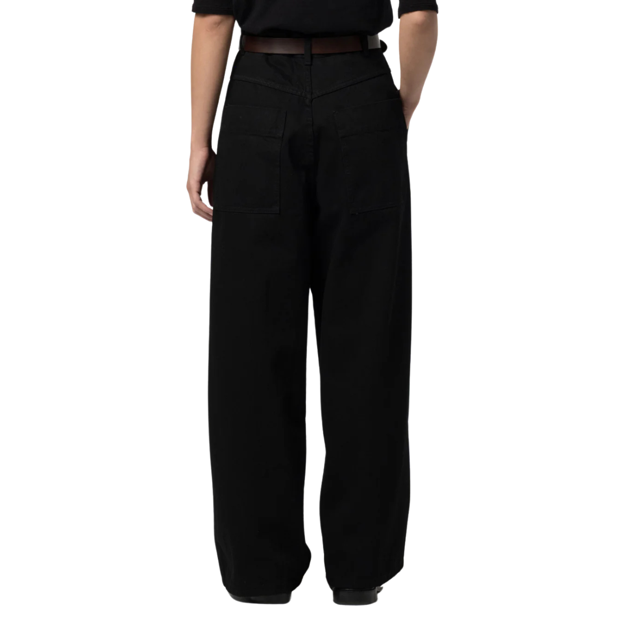 Eat Dust - Wide Leg Consul Pant in Black