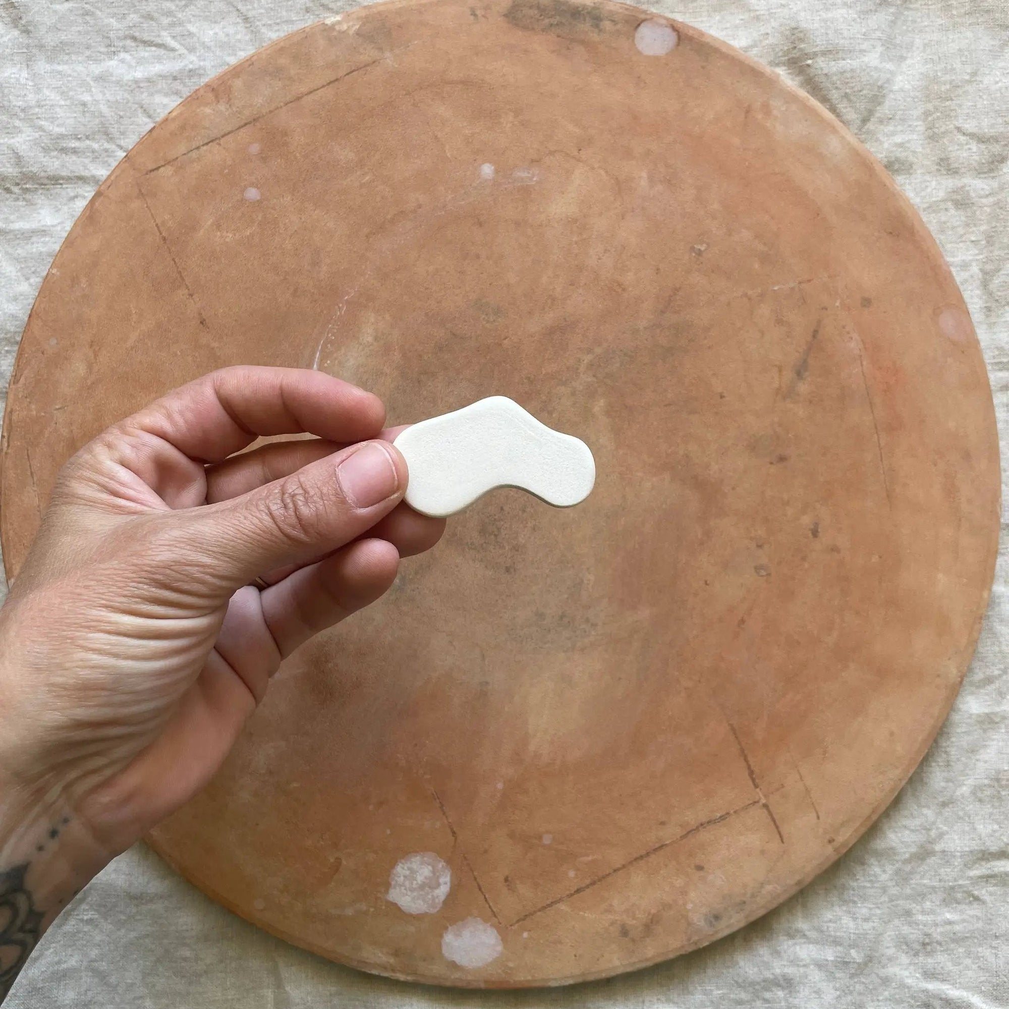 Handmade Ceramic Gua Sha – Mini by Spring + Vine