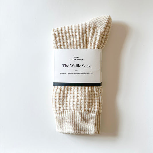 Taylor Stitch - The Waffle Sock in Natural