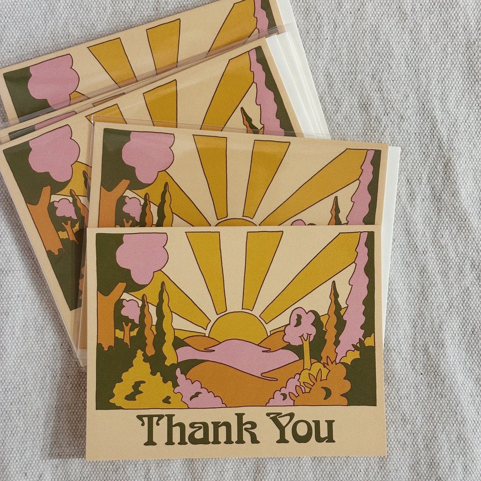 Red Cap Cards - Sunrise Thank You by Red Cap Cards