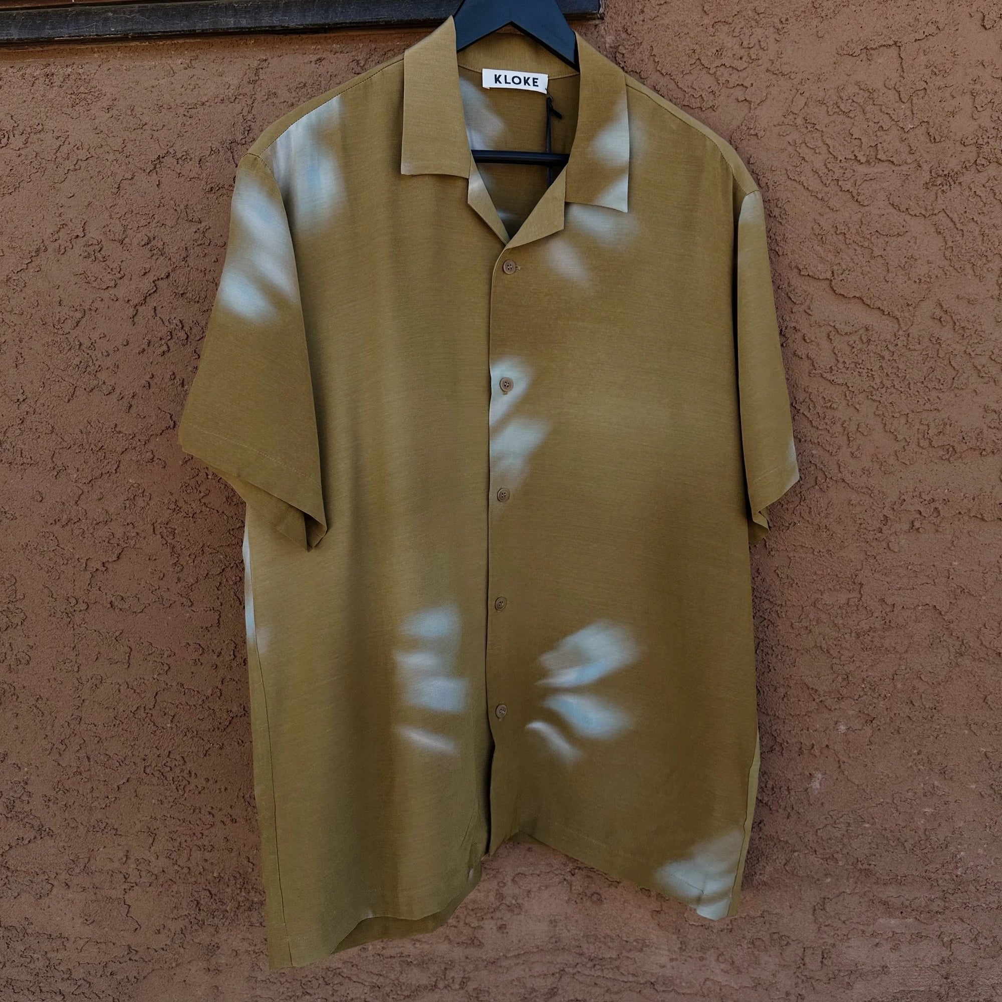 Kloke - Wing Print Shirt in Sand/Turquoise by kloke