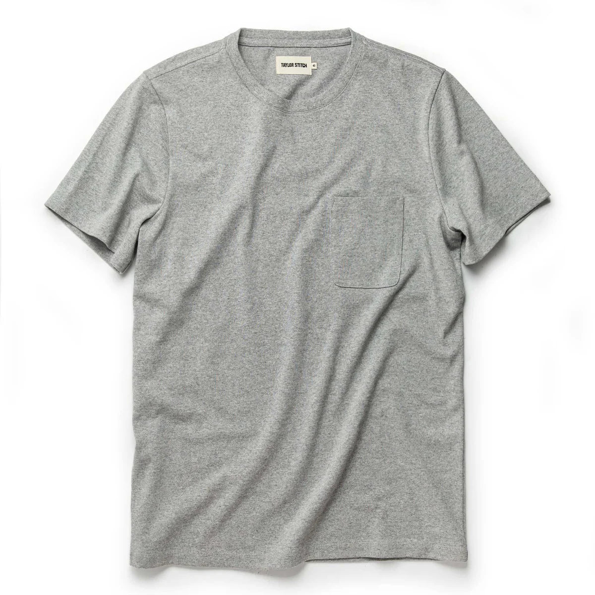 Taylor Stitch - Heavy Bag Tee in Aluminum