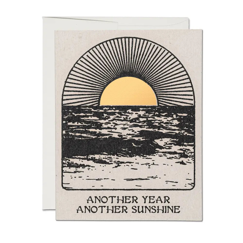 Red Cap Cards - Another Year Another Sunshine