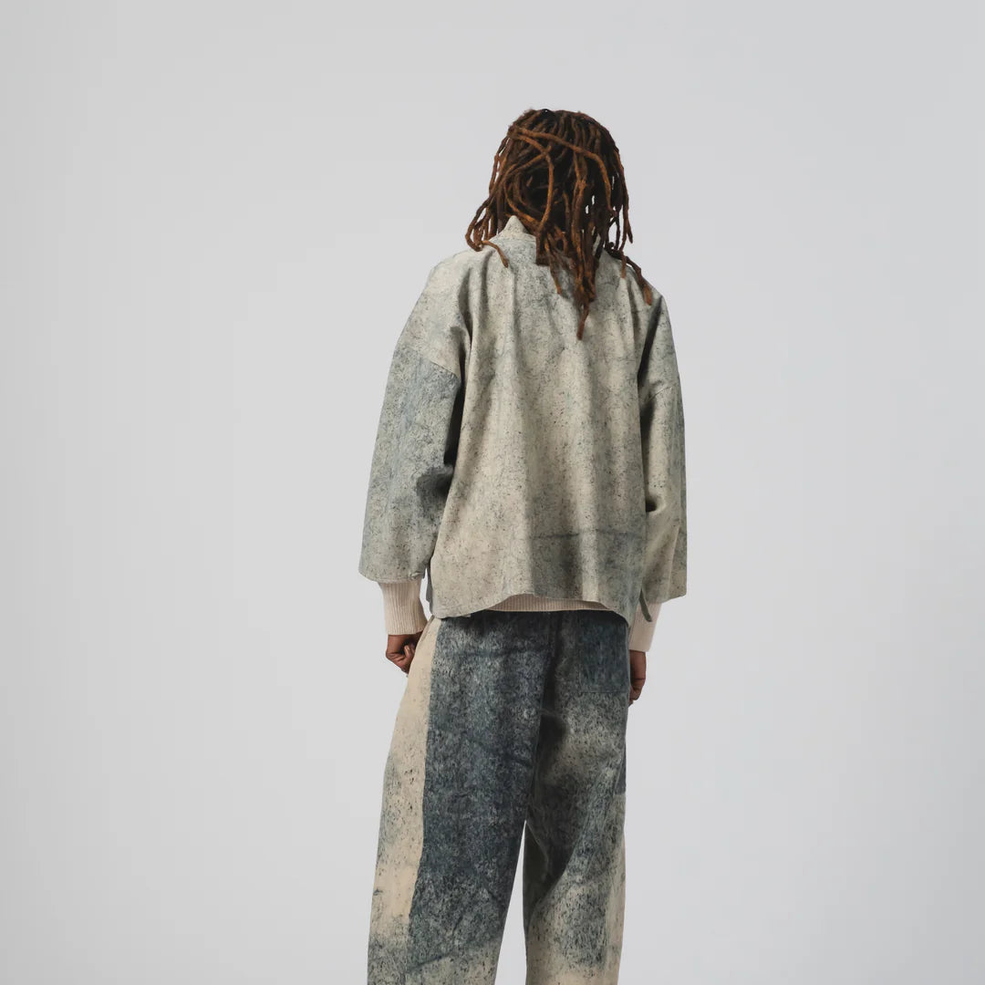 Eat Dust - Shogun Jacket in Beige/Ink