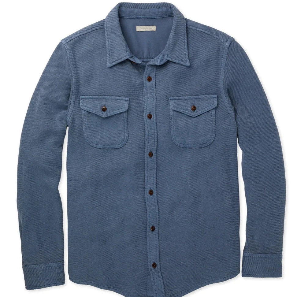 Outerknown - Chroma Blanket Shirt in Marine