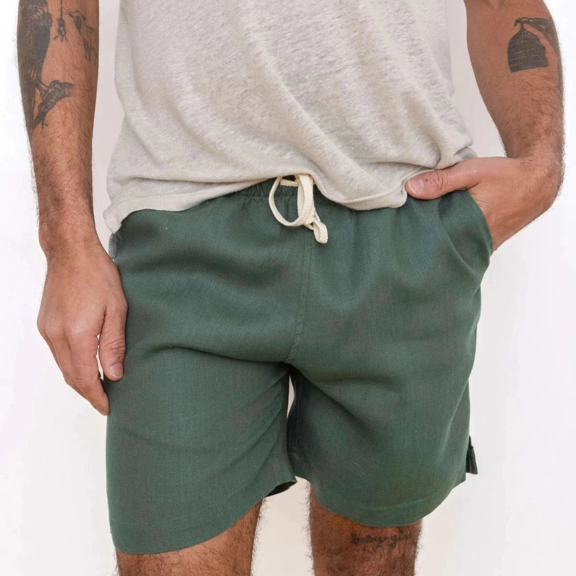 Bohemian Shorts Crane - Green