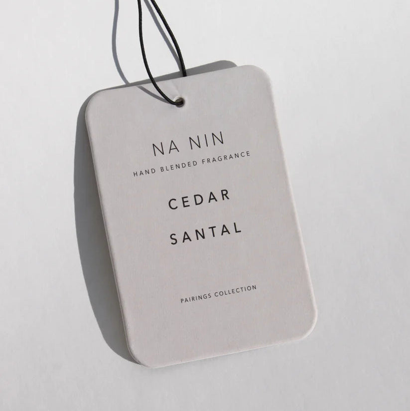 NA NIN - Cedar Santal Fragrance Card