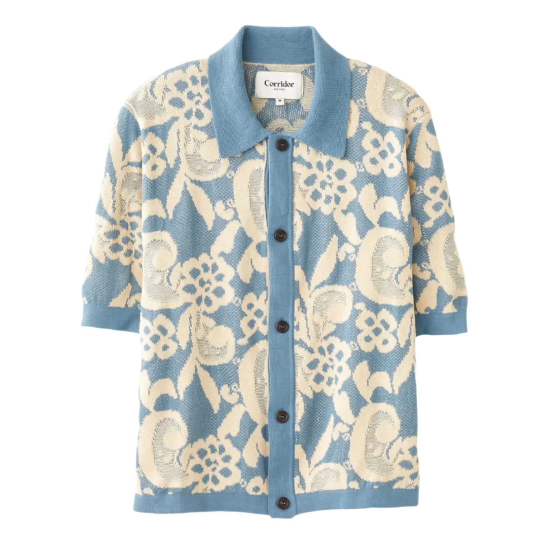 Corridor - Floral Jacquard Buttondown