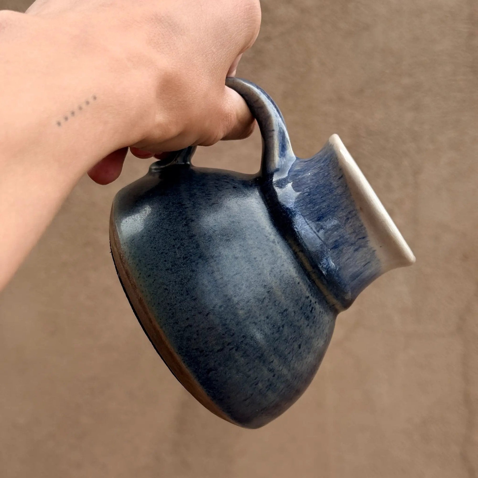PL - Ceramic Vase with Handle by Above Snakes