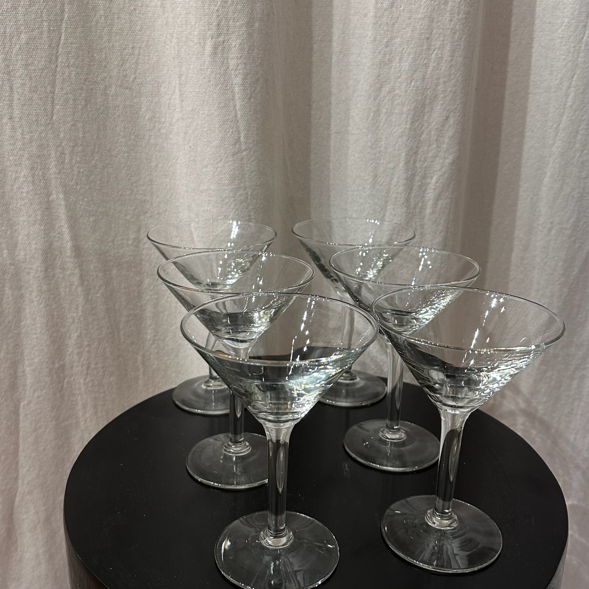 PL Vintage Martini Glasses (Set of 6)