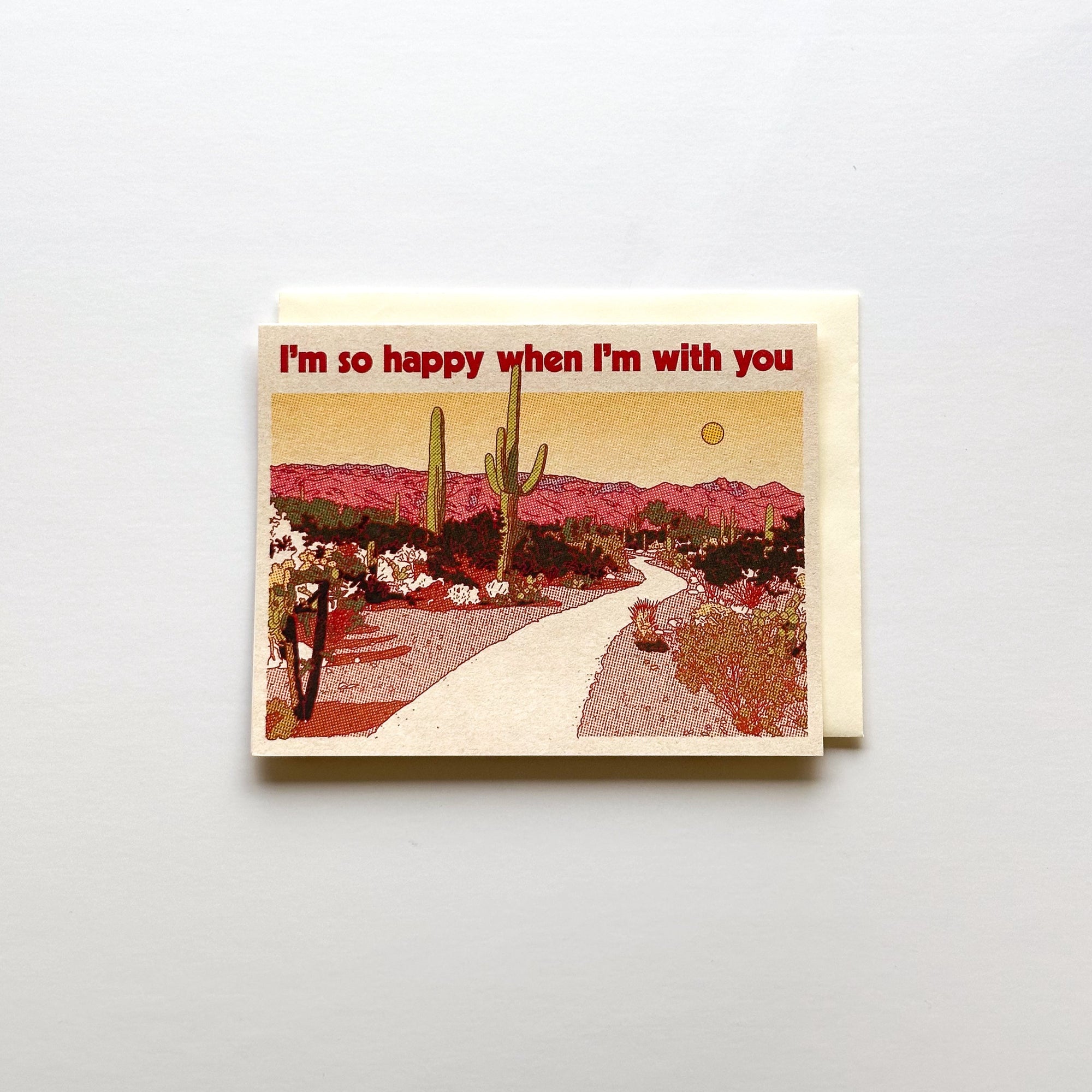 Red Cap Cards - I'm So Happy When I'm With You