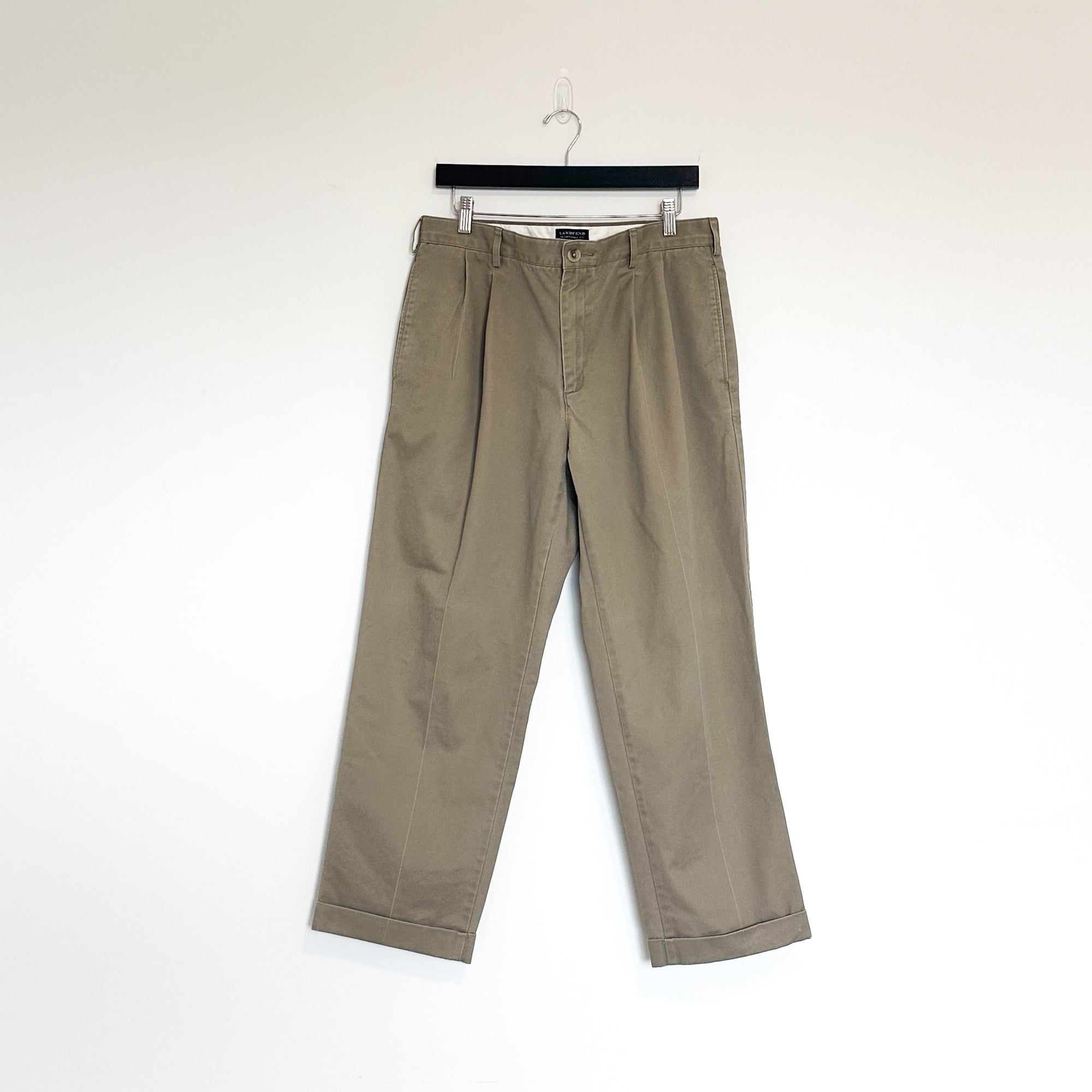 PL Pleated Pant in Faded Olive