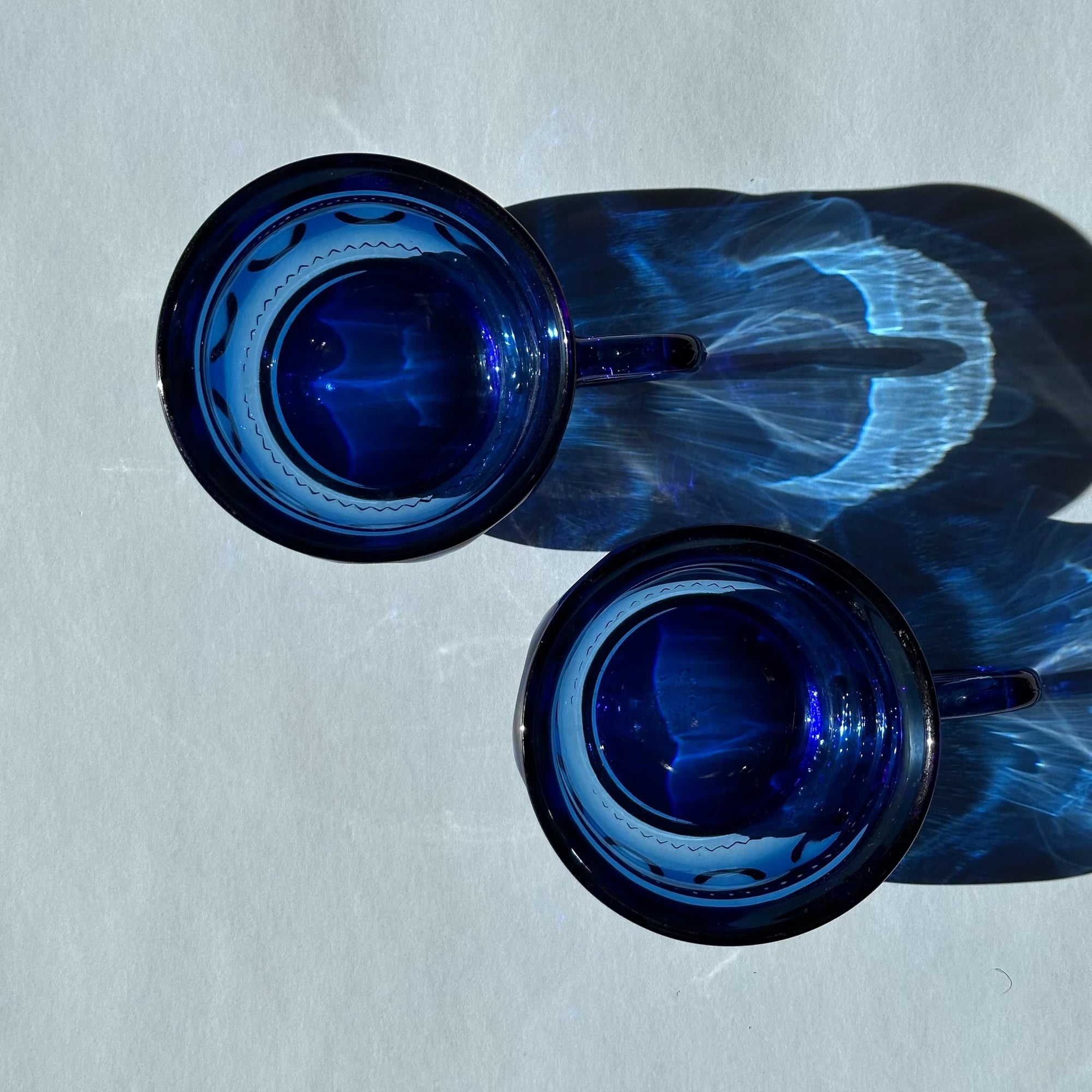 PL Cobalt Tea Glasses (Set of 2) by Above Snakes