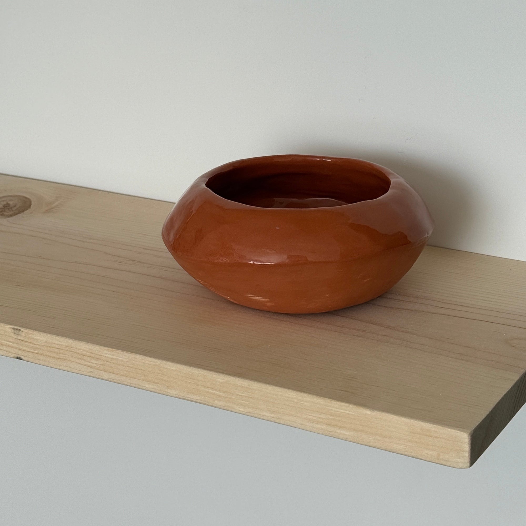 PL Handmade Ceramic Bowl with Swirl Design