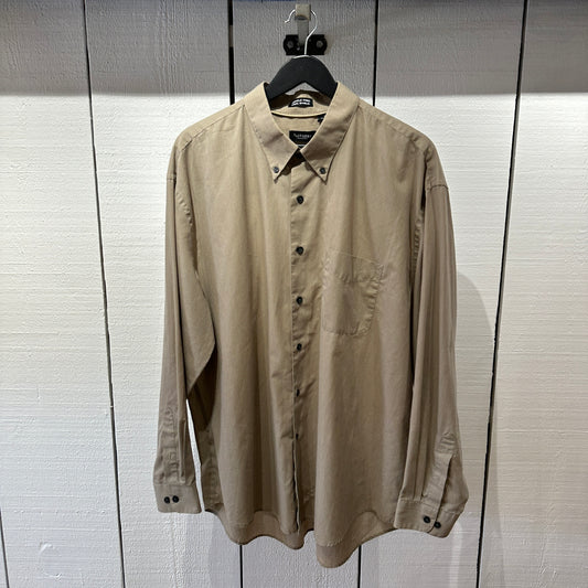 Pre-Loved Van Heussen Camel Micro Pinstripe in XL