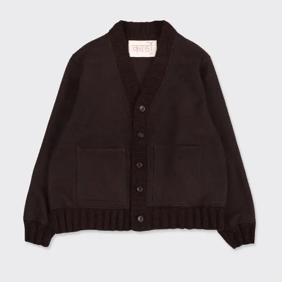 Kardo - Devender Cardigan in Cocoa Powder by Kardo