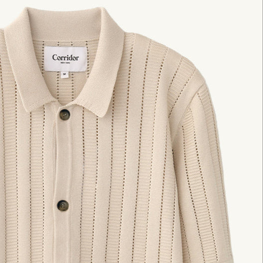 Corridor - Ladder Knit Buttondown
