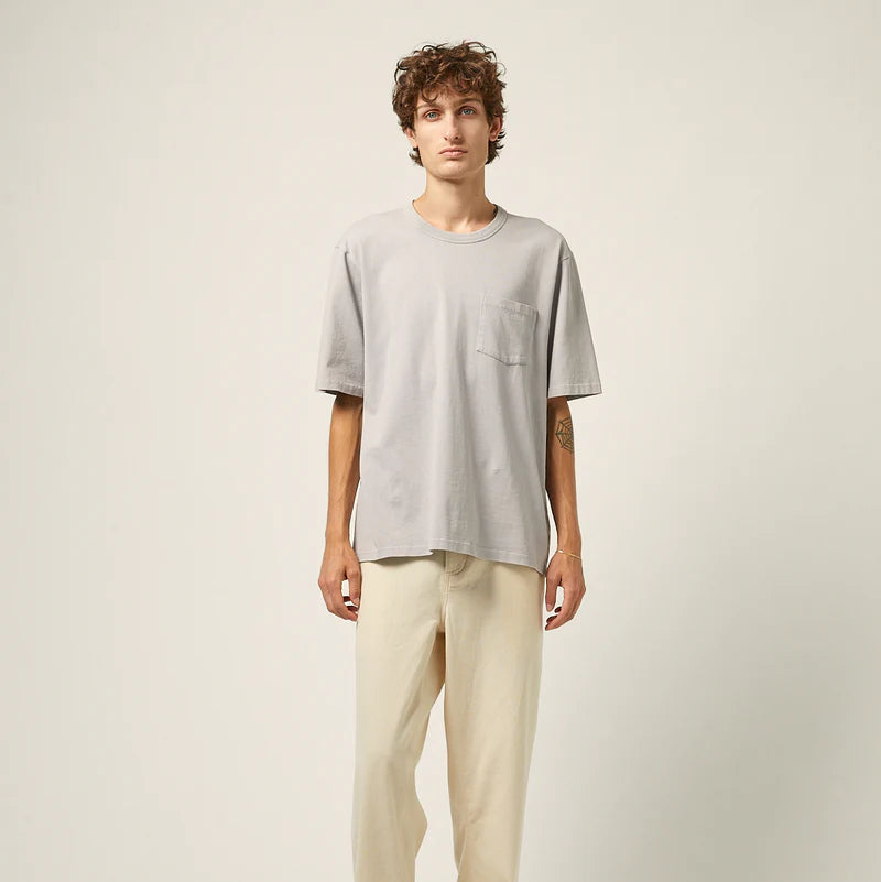 Corridor - 100% Organic Cotton T in Oyster Grey