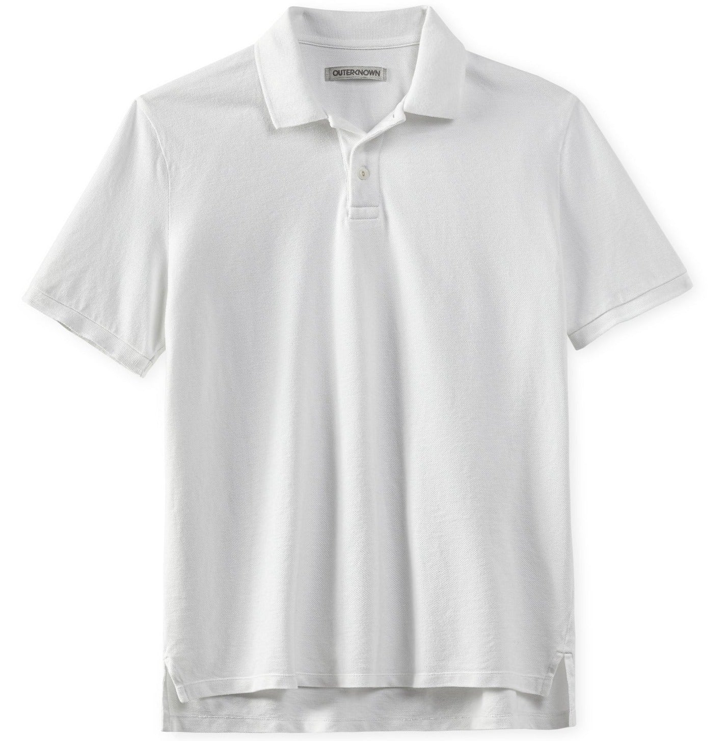 Outerknown - Palms Pique Polo in Salt