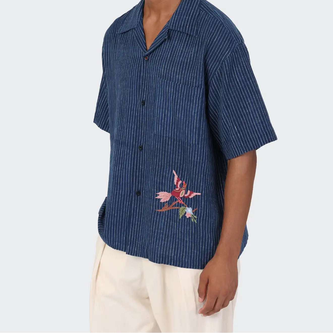 Kardo - Ronen Shirt in Indigo Bird by Kardo