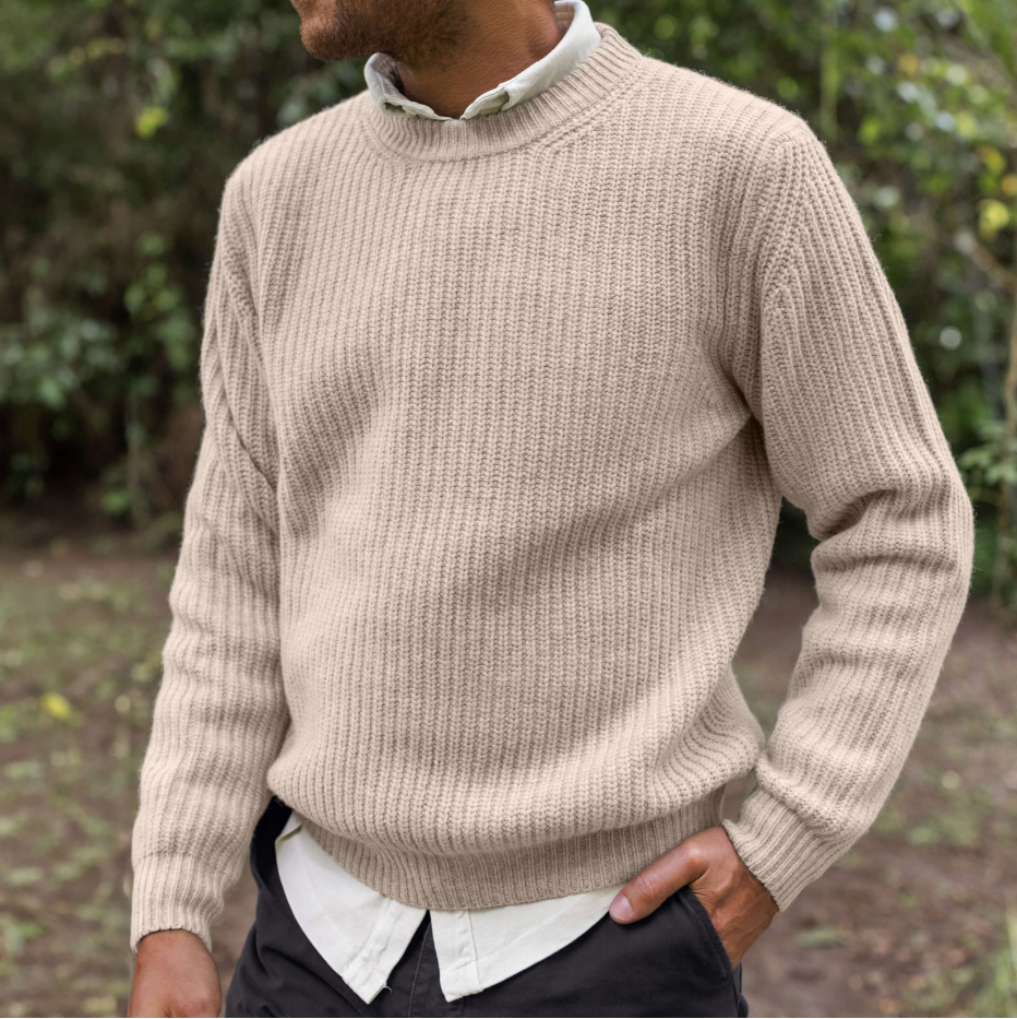 Alex Crane - Vale Sweater in Bone by Alex Crane