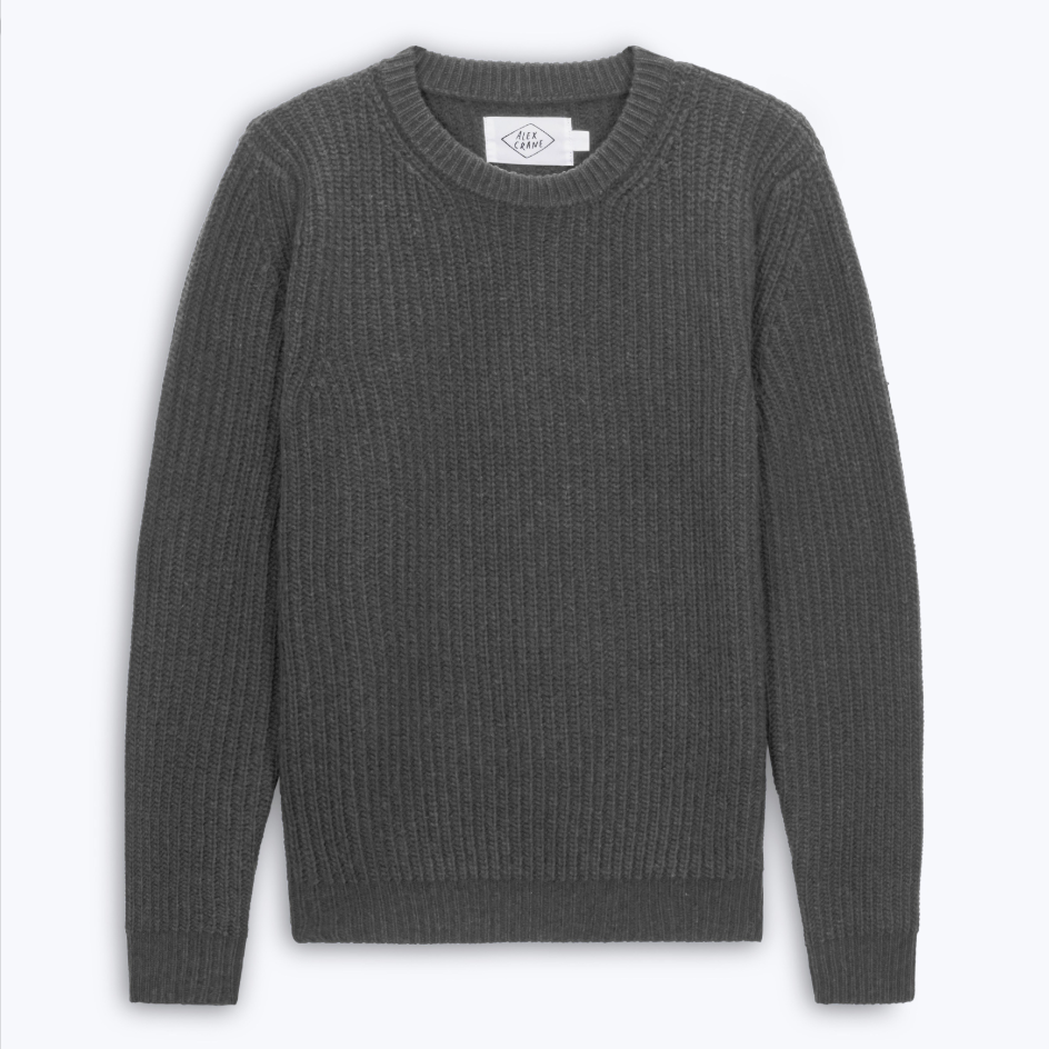 Alex Crane - Vale Sweater in Charcoal by Alex Crane