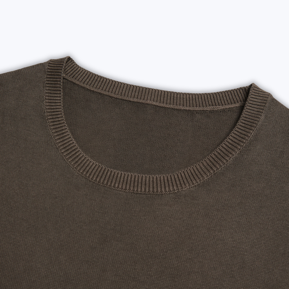 Alex Crane - Lolo Sweater Tee in Bark by Alex Crane