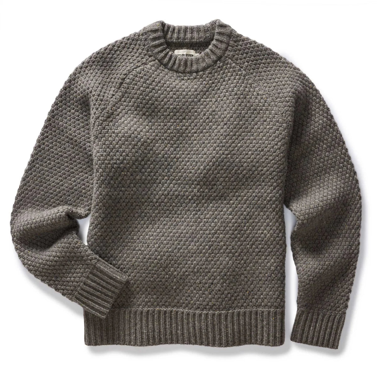 Taylor Stitch - Fisherman Sweater in Taupe Merino