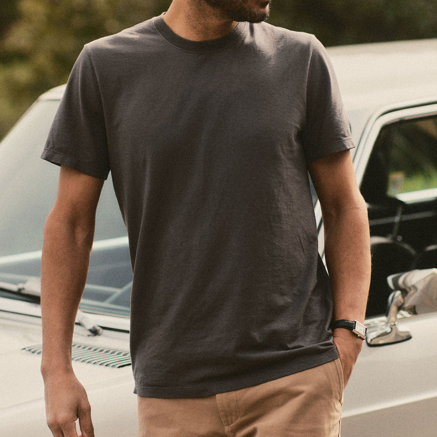 Taylor Stitch - Cotton Hemp in Faded Black by Taylor Stitch